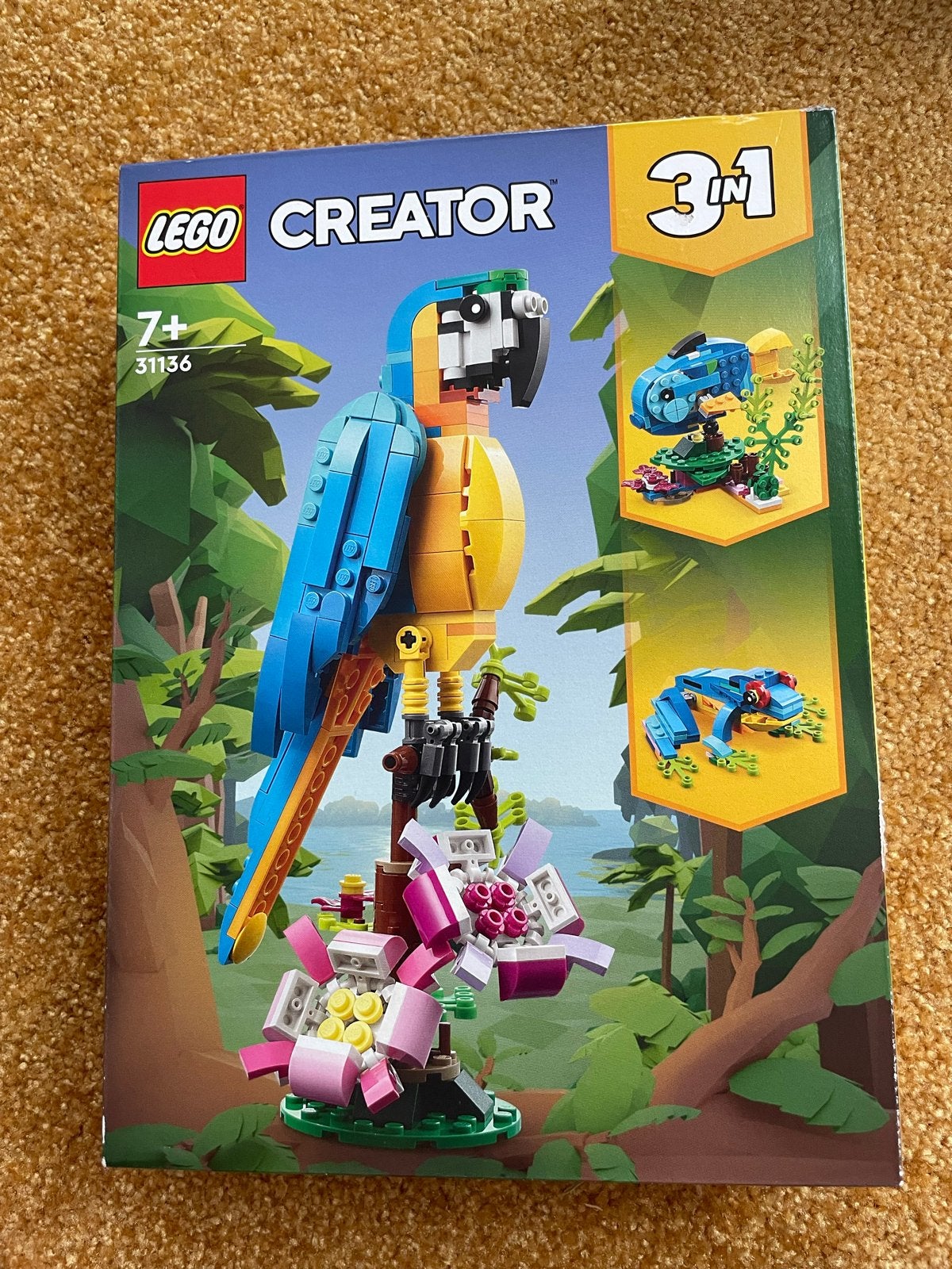 LEGO Creator 3in1 Exotische Papegaai 31136 Nieuw in doos, Verzenden, Nieuw, Overige merken