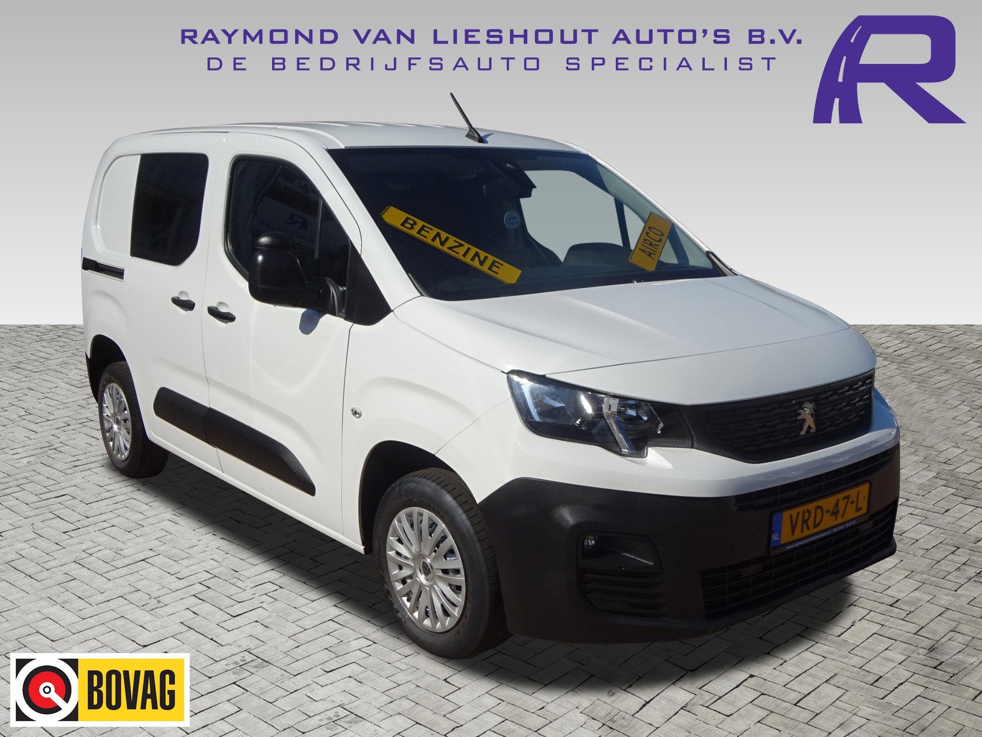 Peugeot Partner 1.5 BlueHDI Pro AIRCO SCHUIFDEUR LAGE KILOME, Voorwielaandrijving, Dealer onderhouden, Stof, Gebruikt