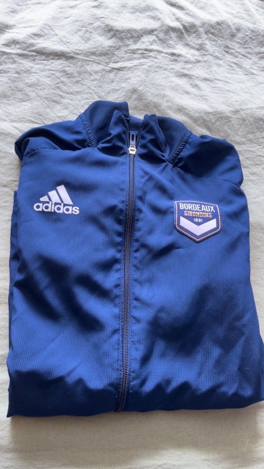 Bordeaux trainingsjasje 2020/2021, Blauw, Ophalen of Verzenden, Voetbal, Gedragen