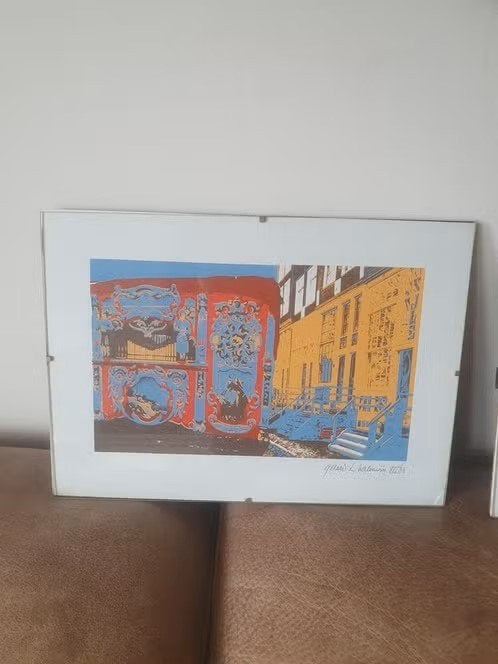 2 x Fotolitho's Gerard Halewijn (1943) Amsterdam, Antiek en Kunst, Ophalen