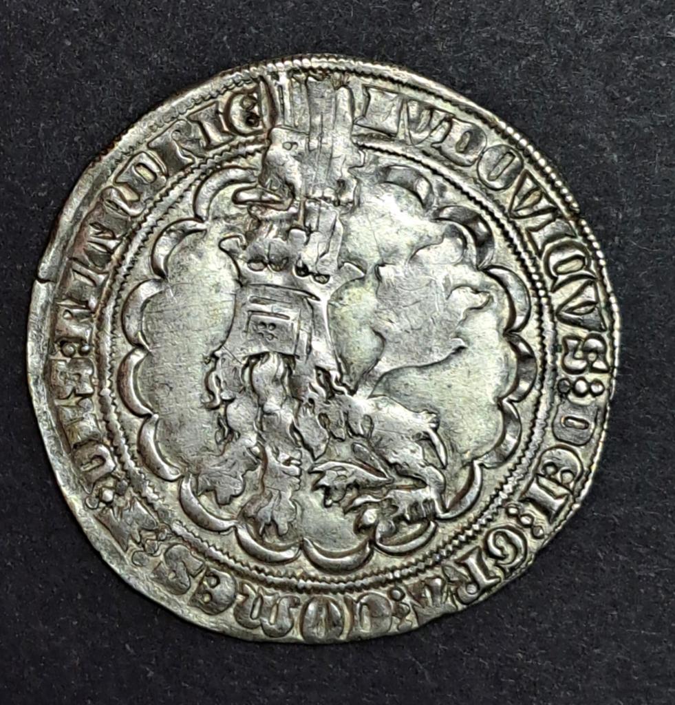 Vlaanderen Lodewijk van Male 1346-1384 dubbele groot of plak, Postzegels en Munten, Munten | Nederland, Vóór koninkrijk, Verzenden