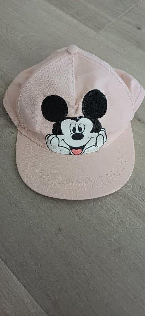 petje Mickey Disney H&M, maat 158/170, lichtroze, H&M, Ophalen of Verzenden, 158 t/m 164, Meisje