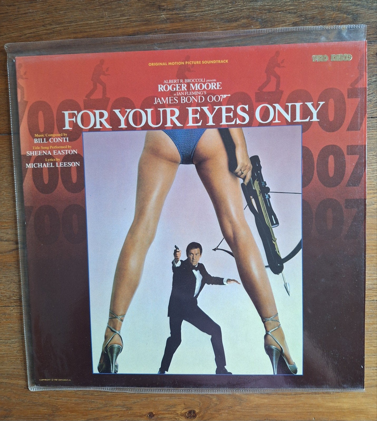 lp for your eyes only    soundtrack, Ophalen of Verzenden, Gebruikt, 12 inch