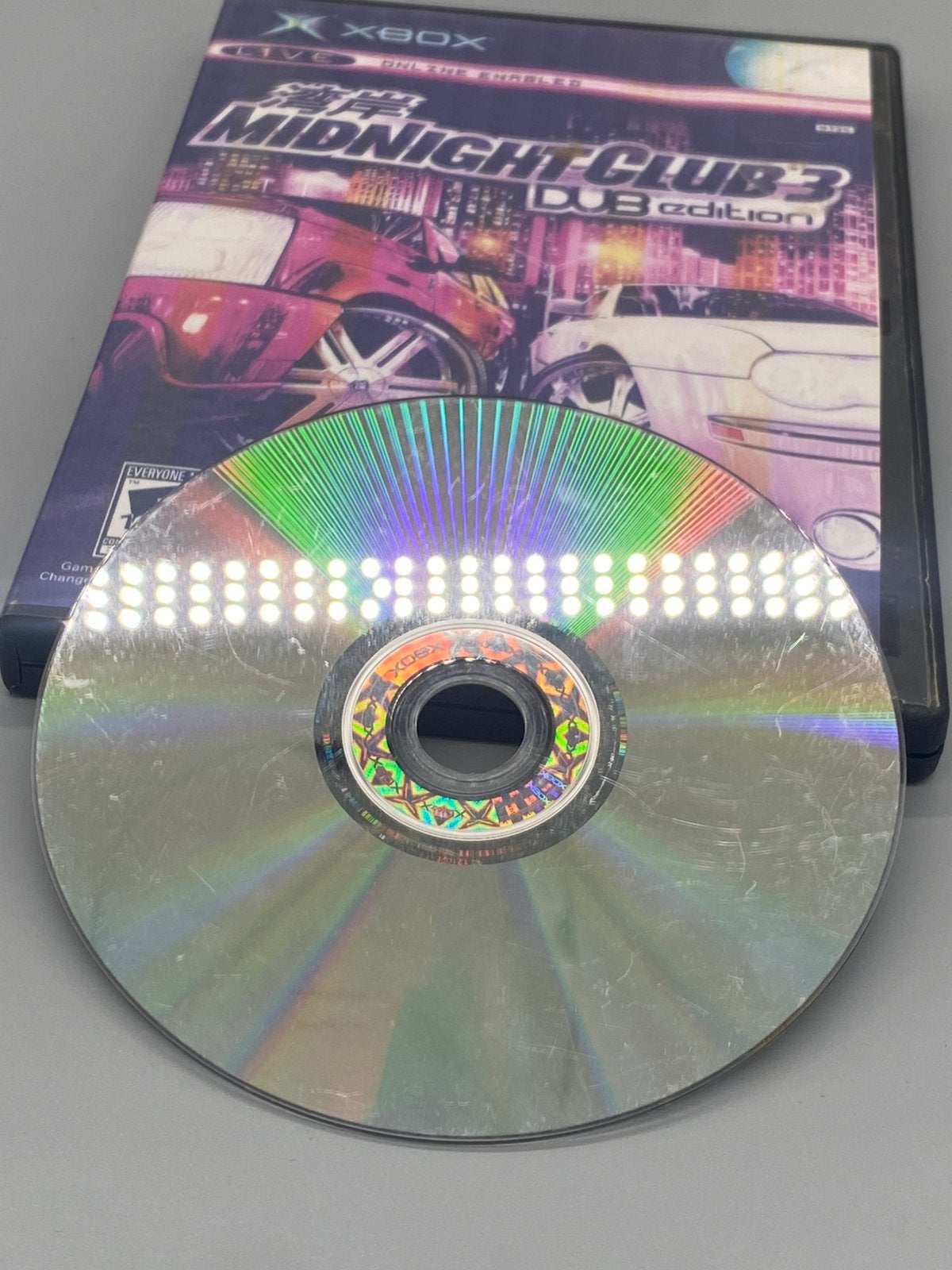 Midnight Club DUB Edition - OG Xbox Original - Disc, Gebruikt, Info@rockstargames.com, 1 speler, Racen en Vliegen