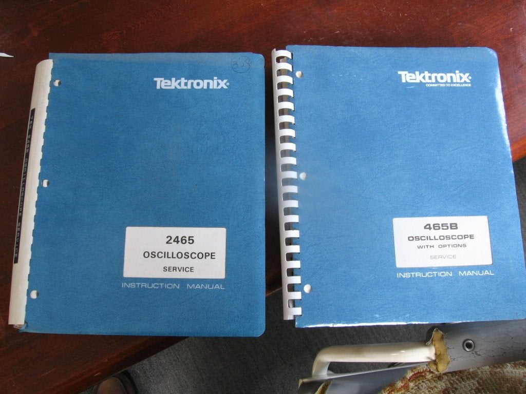 Manuals van Tektronix en Fluke Meetapparatuur., Ophalen of Verzenden, Zo goed als nieuw, Elektriciteit