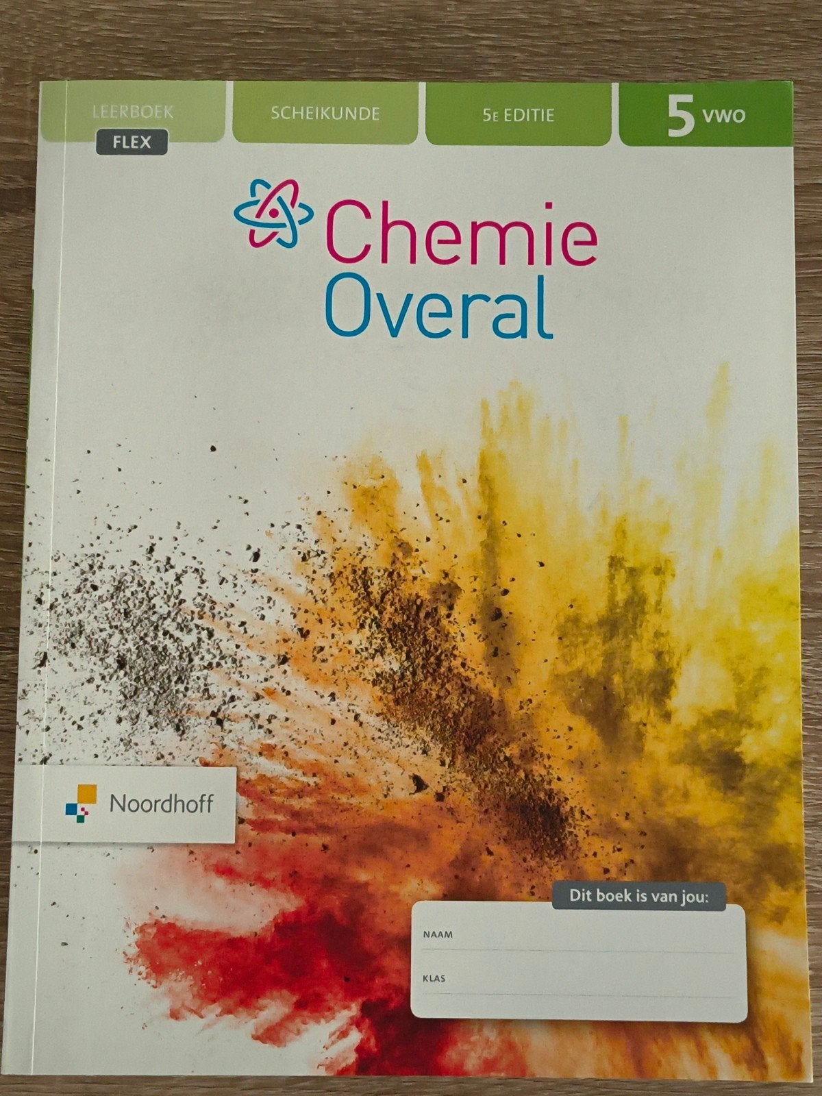Chemie Overal 5 VWO Leerboek - 5e editie Noordhoff, VWO, Scheikunde, Noordhoff, Nieuw