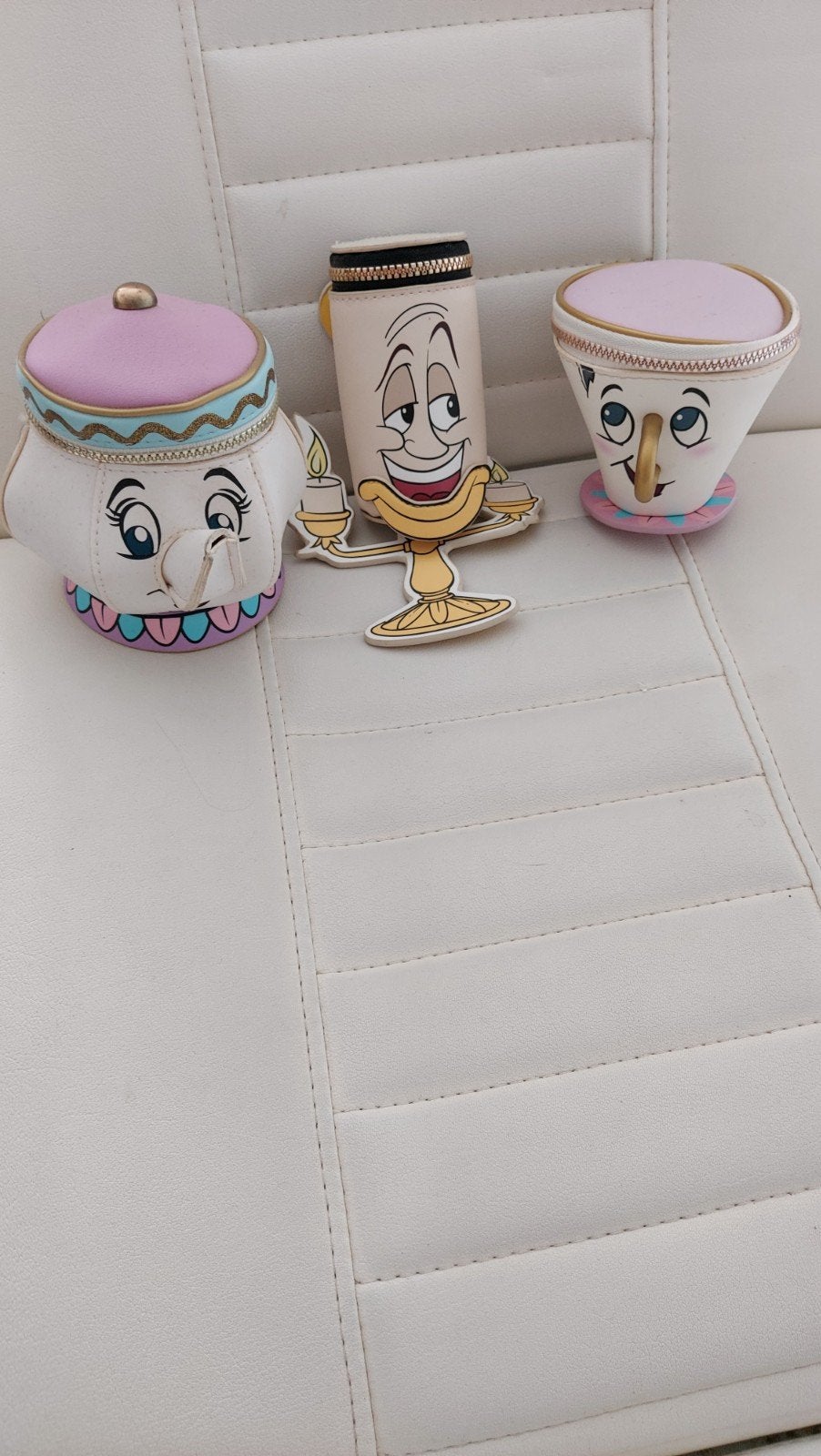 Disney Belle en het Beest (Mrs. Potts, Lumière, C, Ophalen of Verzenden, Assepoester of Belle, Zo goed als nieuw, Servies