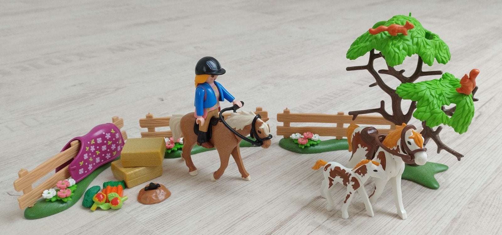 Playmobil paarden familie 5227, Ophalen, Complete set, Overige typen, Zo goed als nieuw