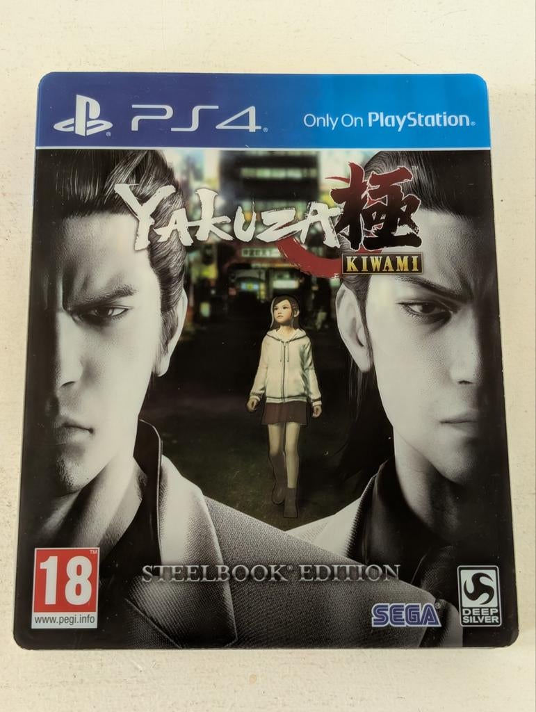 Yakuza Kiwami Steelbook Edition Sony PlayStation 4 en 5, Avontuur en Actie, Vanaf 18 jaar, 1 speler, Ophalen of Verzenden