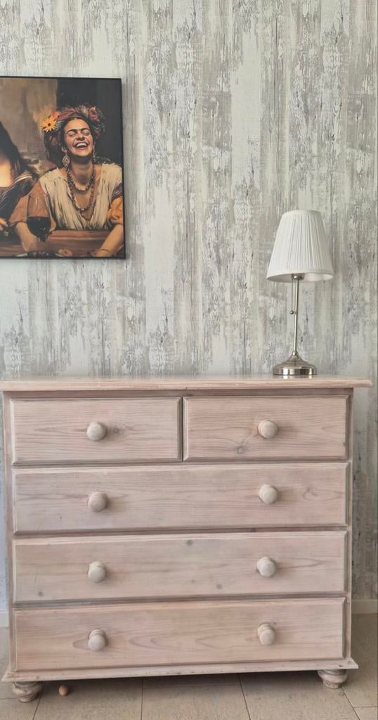 Originele babycommode / kast met 5 lades, Ophalen, Gebruikt, 50 tot 70 cm, 75 tot 100 cm