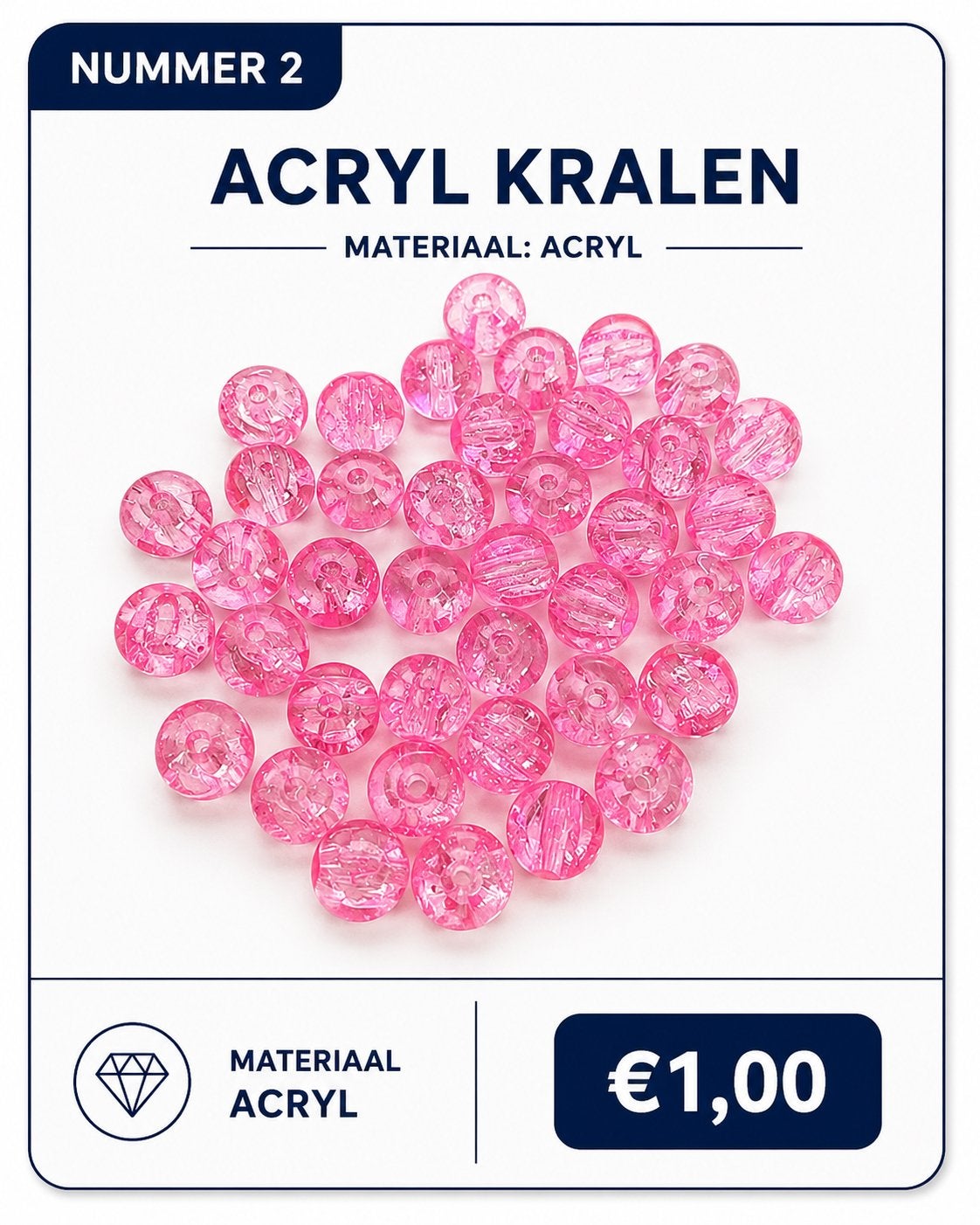 Diverse kralen (zie fotos), Ophalen of Verzenden, Nieuw, Kraal