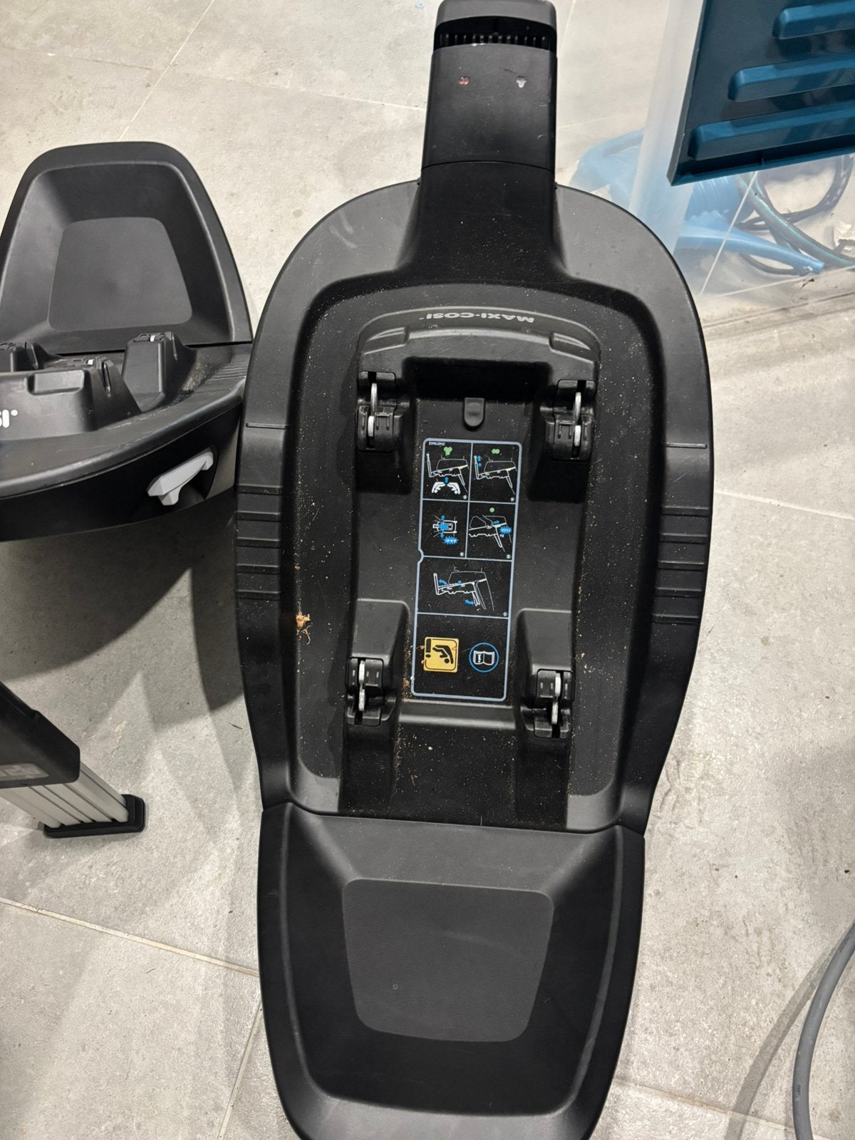 Maxi-cosi isofix autobase, Ophalen