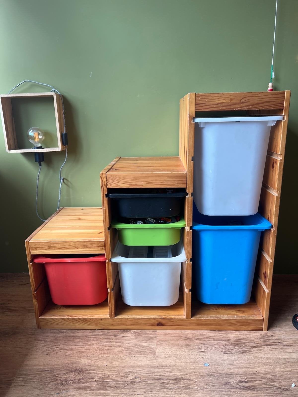 Ikea Trofast - Houten opbergkast met bakken, Kinderen en Baby's, Ophalen, Gebruikt, Kast, 50 tot 70 cm