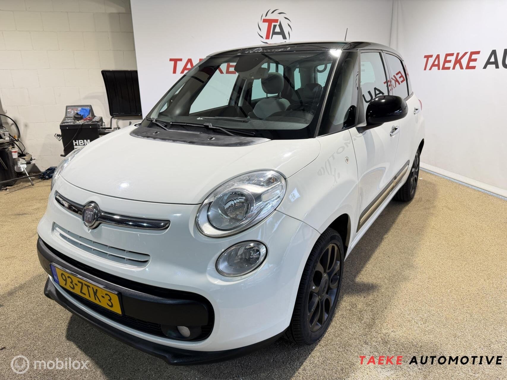 Fiat 500 L 0.9 TwinAir Lounge CLIMA/CRUISE/NAP/APK, Stof, Gebruikt, Euro 6, Wit