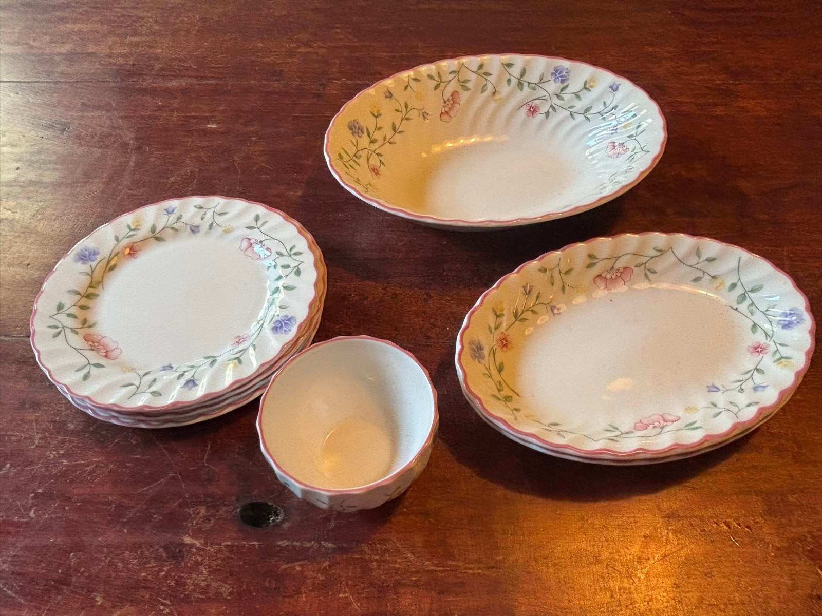 Johnson Brothers Summer Chintz servies - 6-delig, Gebruikt, Overige merken, Keramiek, Vintage