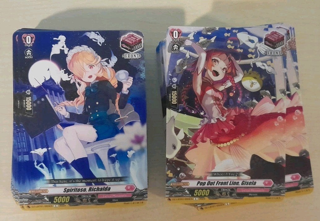 Cardfight Vanguard - Front Triggers Lyrical Monasterio, Ophalen of Verzenden, Zo goed als nieuw, Meerdere kaarten