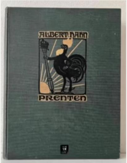 Prenten van Albert Hahn Sr. (1928) Een keuze uit zijn werk, Ophalen of Verzenden, Gelezen, Schilder- en Tekenkunst