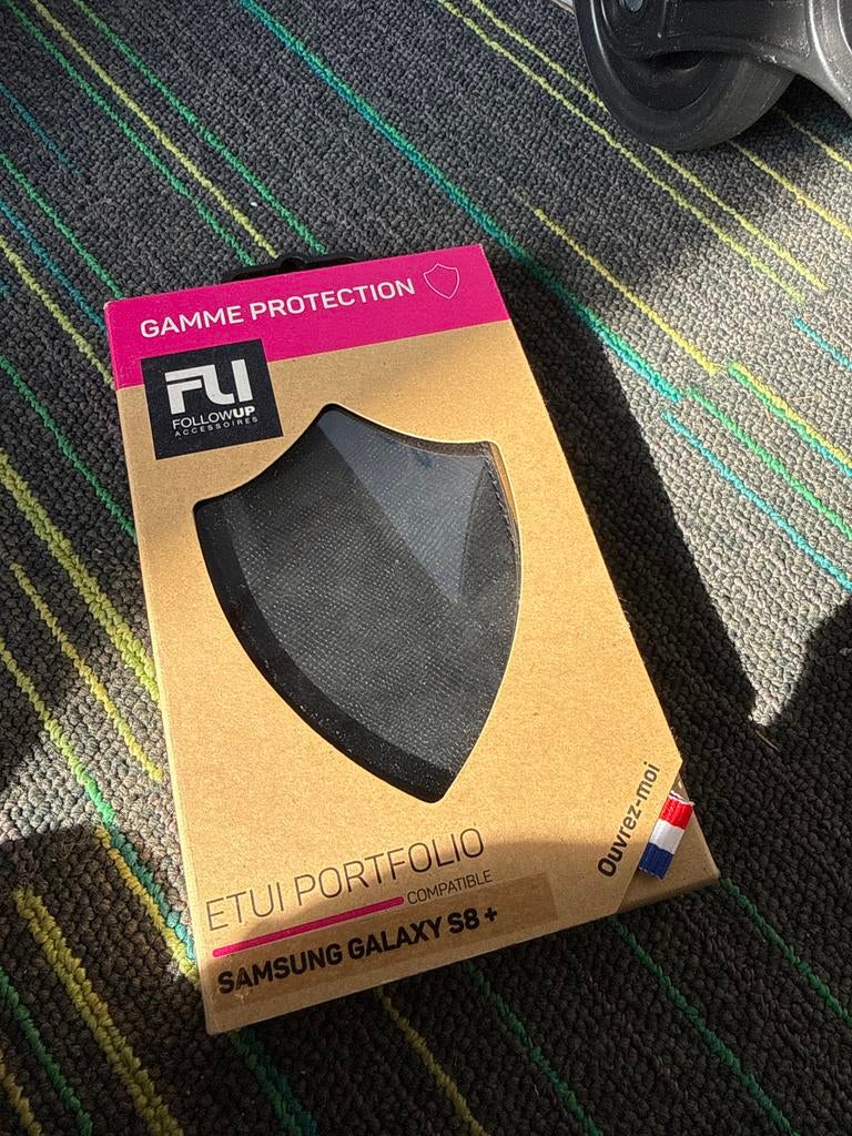Nieuw Samsung Galaxy S8+ klaphoesje - Zwart, Ophalen of Verzenden, Nieuw, Overige modellen, Flipcase