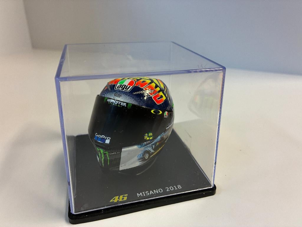 69778: Helm - MotoGP - Valentino Rossi - Misano 2018 - 1:5, Overige typen, Zo goed als nieuw, Bachsatztstr. 54 D 72131 Ofterdingen, Germany