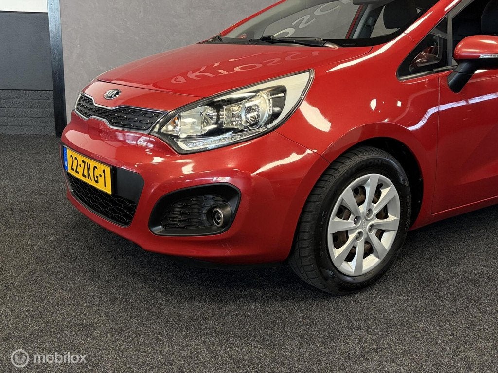 Kia Rio 1.2 CVVT Plus Pack AIRCO / CDV / ELEK.PAKKET / GOED, Euro 5, Zwart, 4 cilinders, Origineel Nederlands