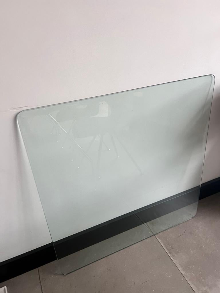 DIKKE GLAZEN TAFELBLAD GLASPLAAT GLAS 80 X 80 BIJNA GRATIS, Ophalen, 80 tot 120 cm, 80 tot 120 cm, Zo goed als nieuw