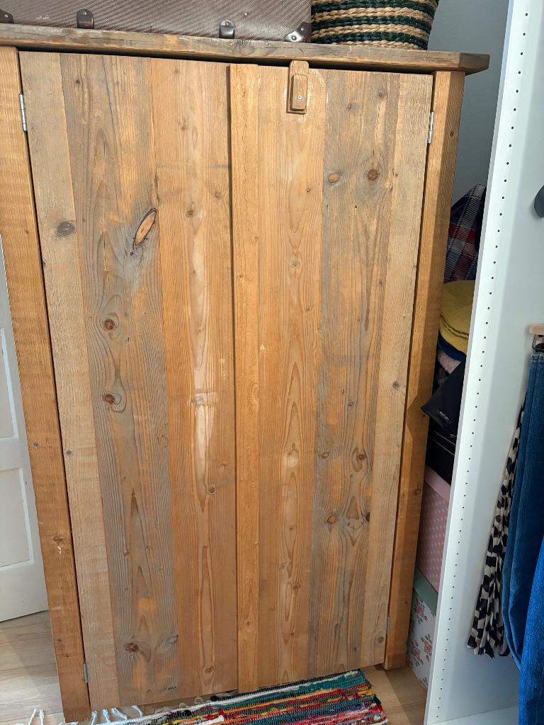 Steigerhout computerkast, Ophalen, 70 tot 120 cm, Zo goed als nieuw, 170 cm of meer