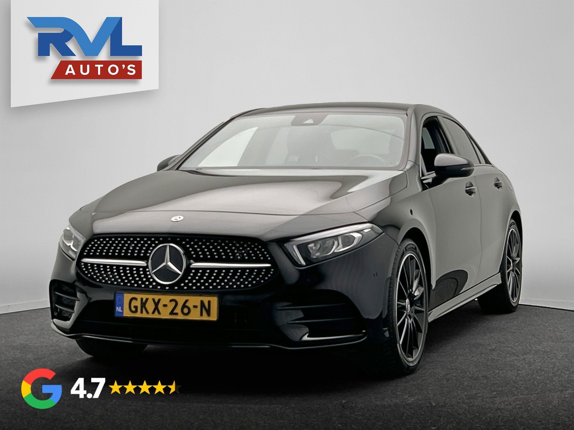 Mercedes-Benz A-klasse 250 e AMG Line | Carplay | Navigatie, Auto's, Mercedes-Benz, Gebruikt, 15 kWh, Zwart, Plug-in hybride