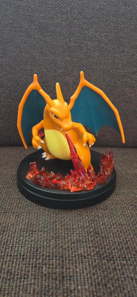 Charizard Beeld - Pokémon Figuur met Vlammen, Ophalen of Verzenden, Nieuw