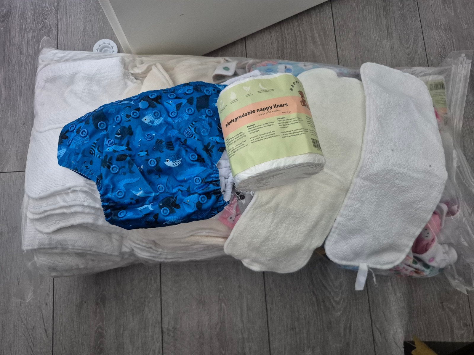 Wasbare luiers, Waterdicht, Overige typen, Ophalen of Verzenden, Zo goed als nieuw