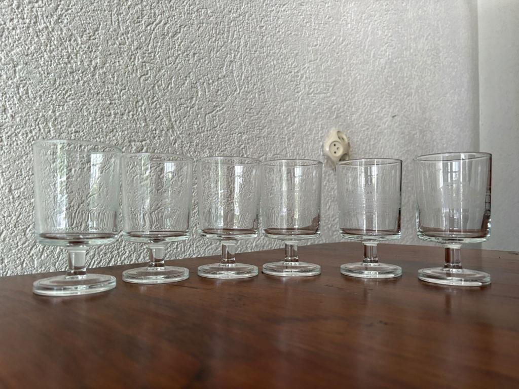 set glazen met afbeelding koninklijke paleizen, Ophalen