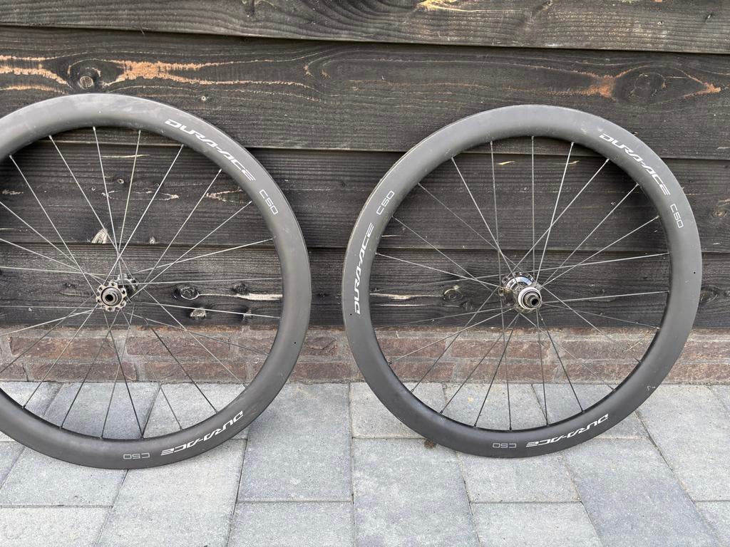 Shimano Dura-Ace C50 Tube Velgen 12-speed Centerlock, Ophalen, Gebruikt