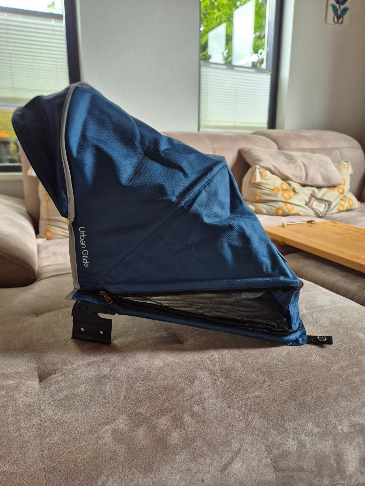Thule Zonnescherm Urban Glide 2 - Majolica Blauw, Ophalen of Verzenden, Nieuw, Kinderwagen, Overige merken