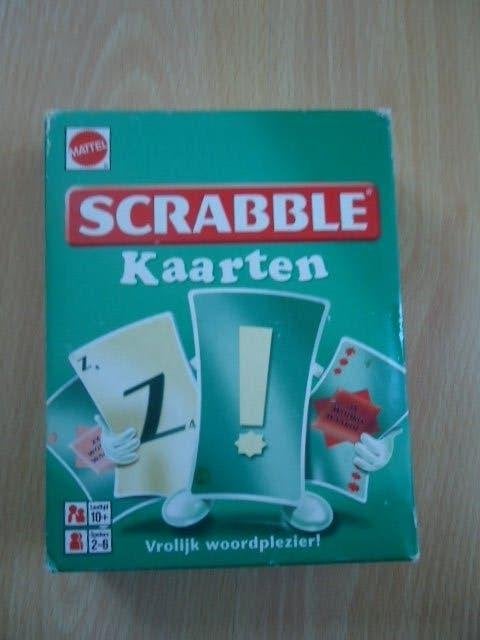 Scrabble kaartspel, vrolijk woordplezier!, Een of twee spelers, Ophalen of Verzenden, Mattel