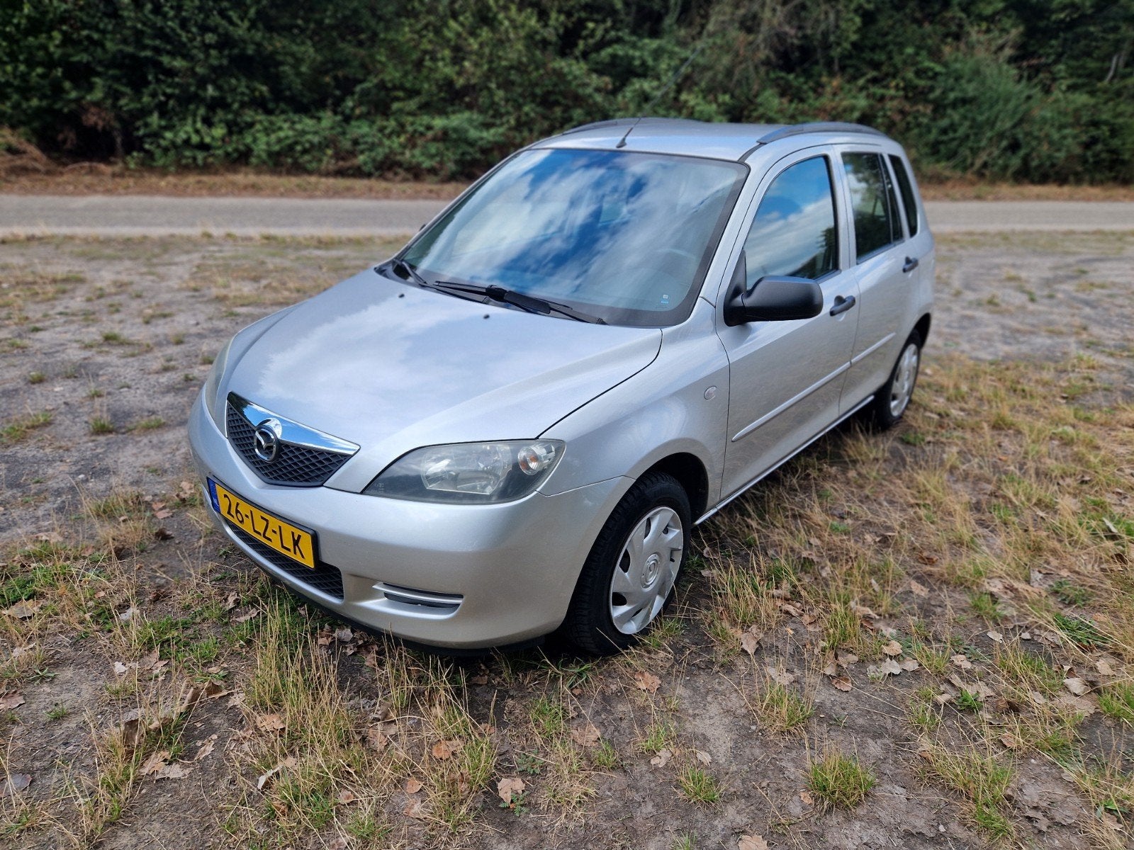 Mazda 2 1.2 16V 2003 Grijs / APK tot juli 2027, Auto's, Voorwielaandrijving, 1025 kg, 4 cilinders, Origineel Nederlands