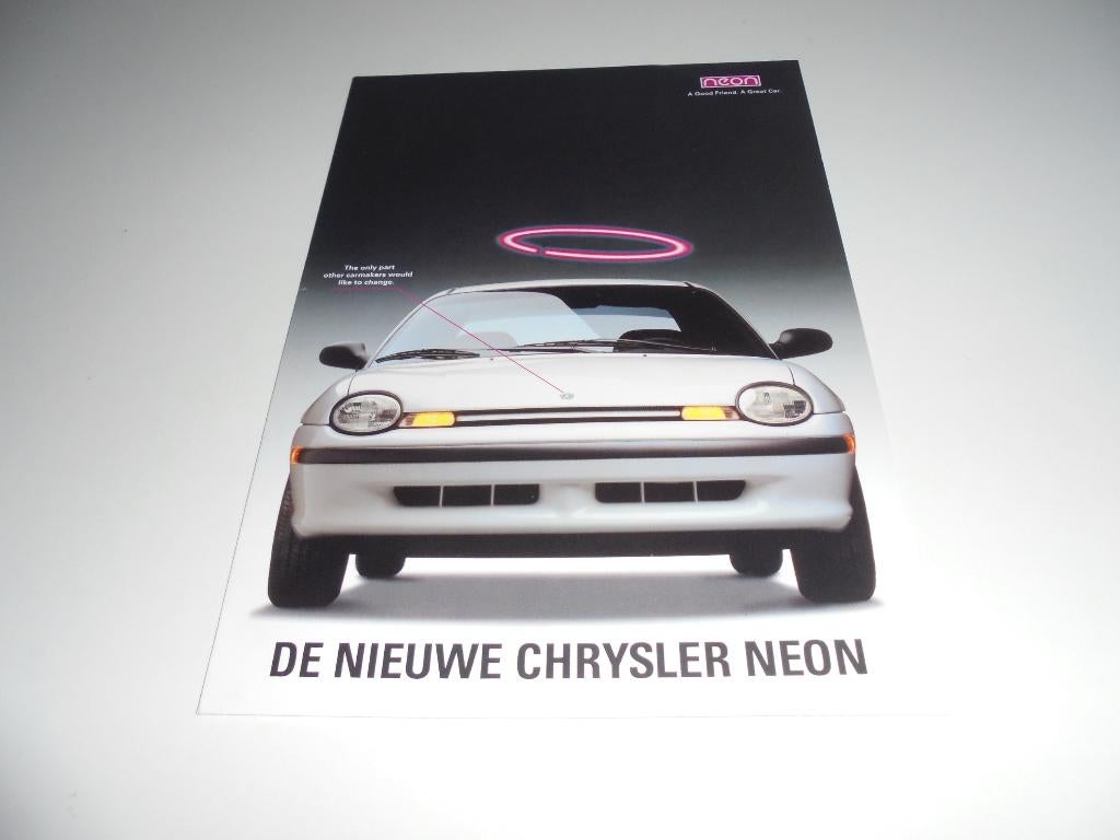 previewbrochure nieuwe Chrysler Neon, Ophalen of Verzenden, Nieuw, Overige merken