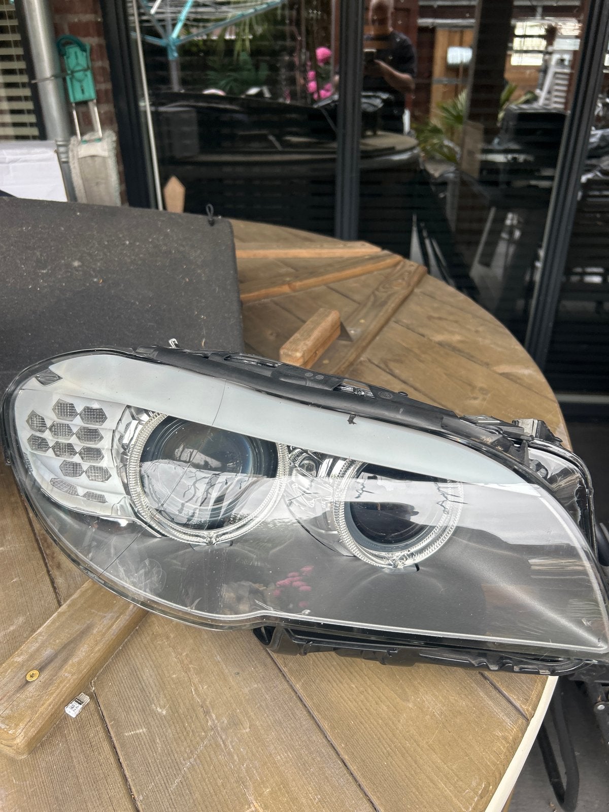 BMW F10 Koplamp LED Lamp Gebruikt - Origineel Hella, Auto-onderdelen, Verlichting, Ophalen, Gebruikt, BMW