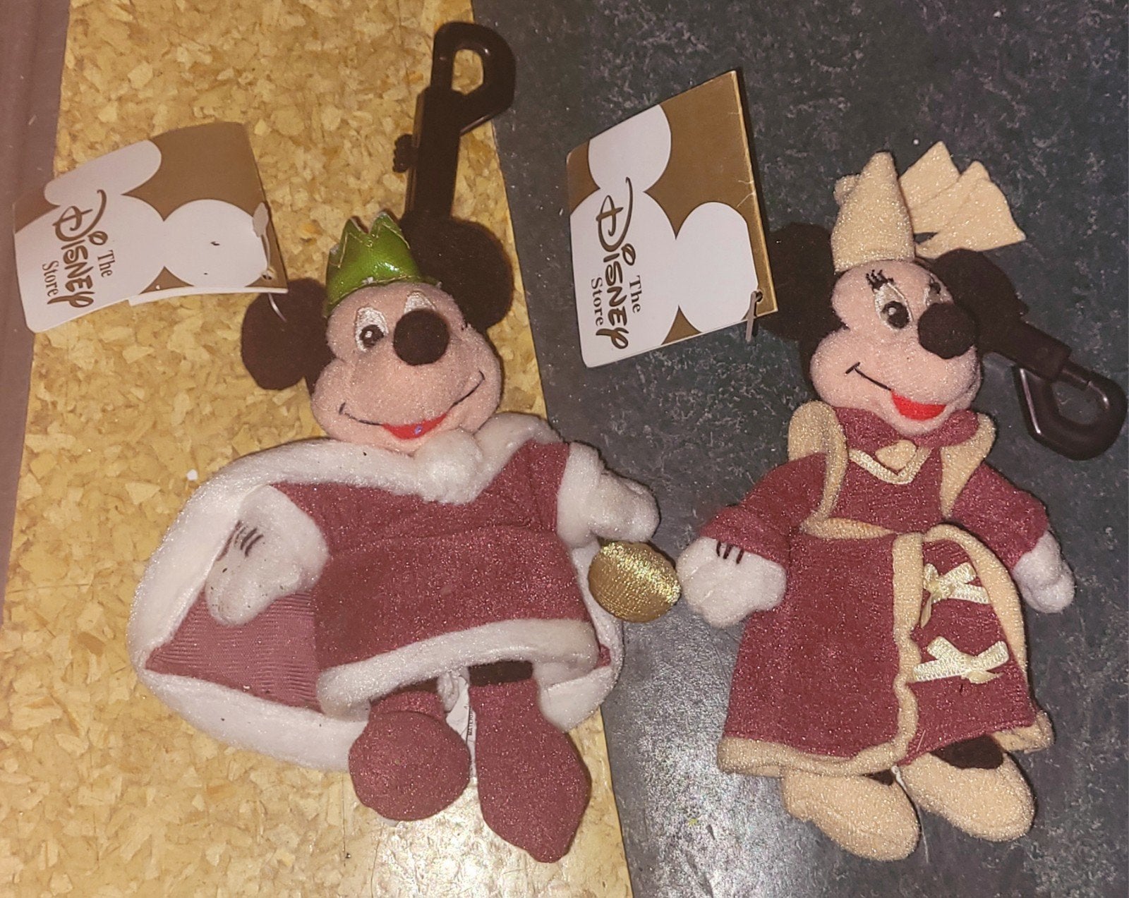 SET MINI BEAN BAGS DISNEY ARTHUR MICKEY GUINEVERE MINNIE, Verzenden, Mickey Mouse, Zo goed als nieuw, Knuffel