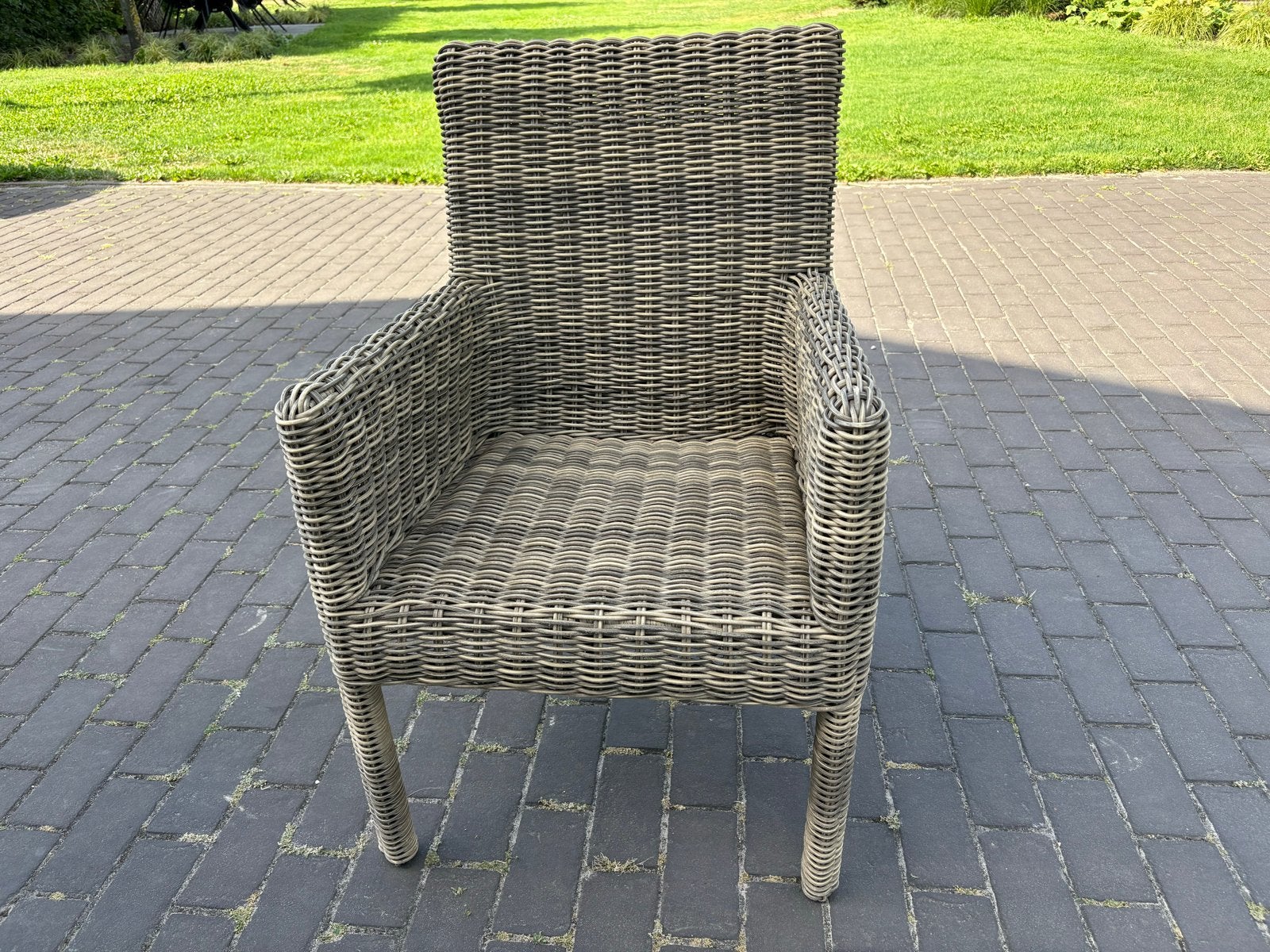 Pure Garden Collection Wicker Tuinstoel 8 stuks, Ophalen, Gebruikt, Wicker