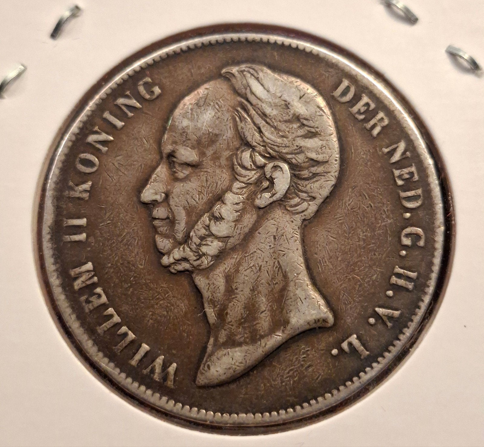 rijksdaalder 1847 willem 2, Postzegels en Munten, Munten | Nederland, Ophalen of Verzenden, Koning Willem II, 2½ gulden