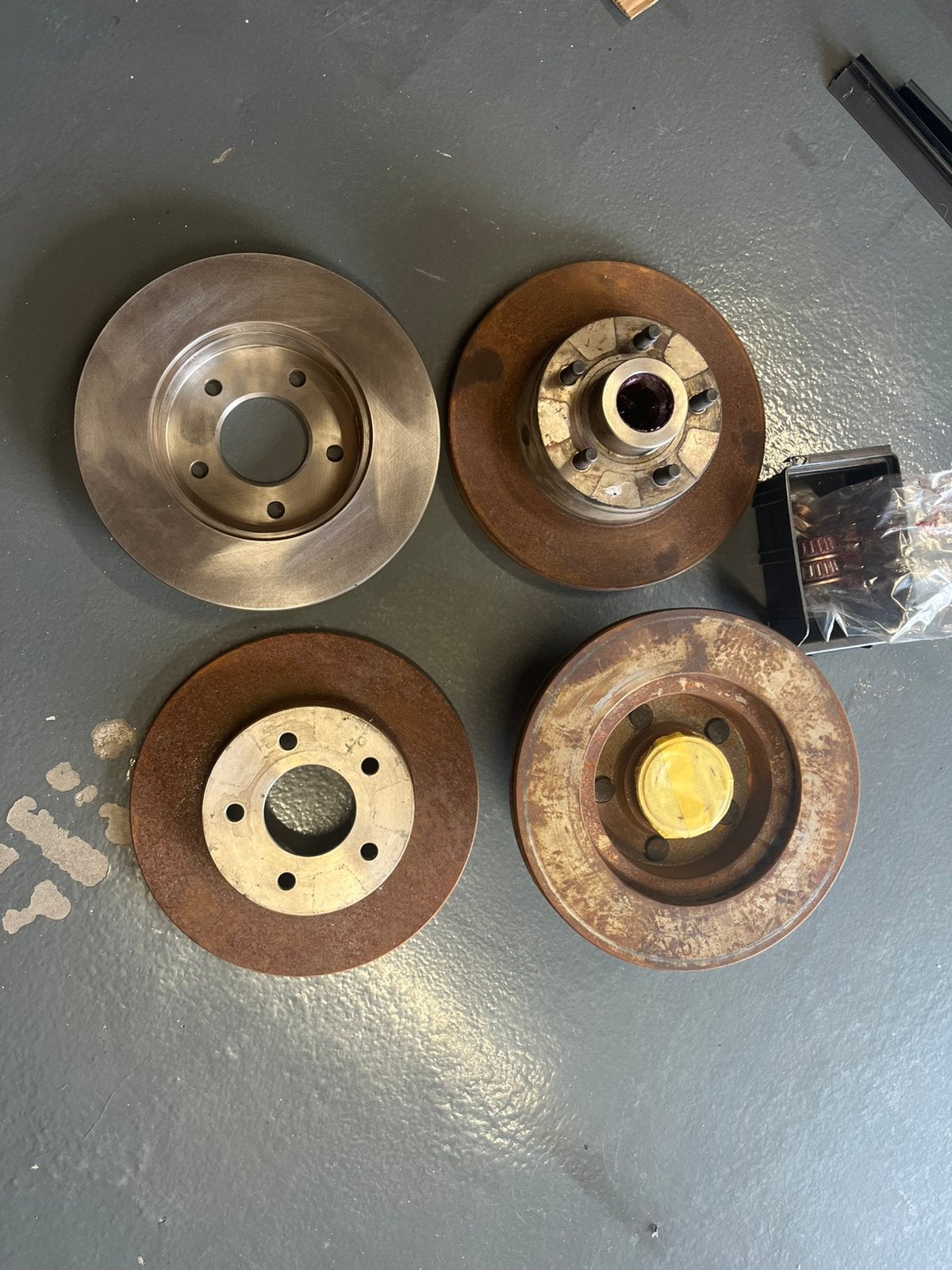 Set remschijven voor en achter ford mustang 65/68, Auto-onderdelen, Ophalen, Nieuw, Ford