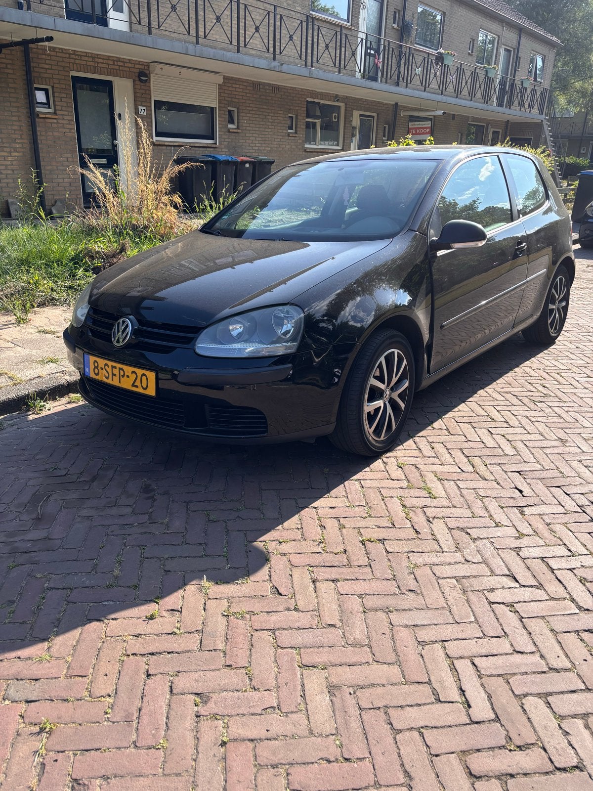 Volkswagen golf 2003 Zwart, Ophalen, Zo goed als nieuw, Overige merken