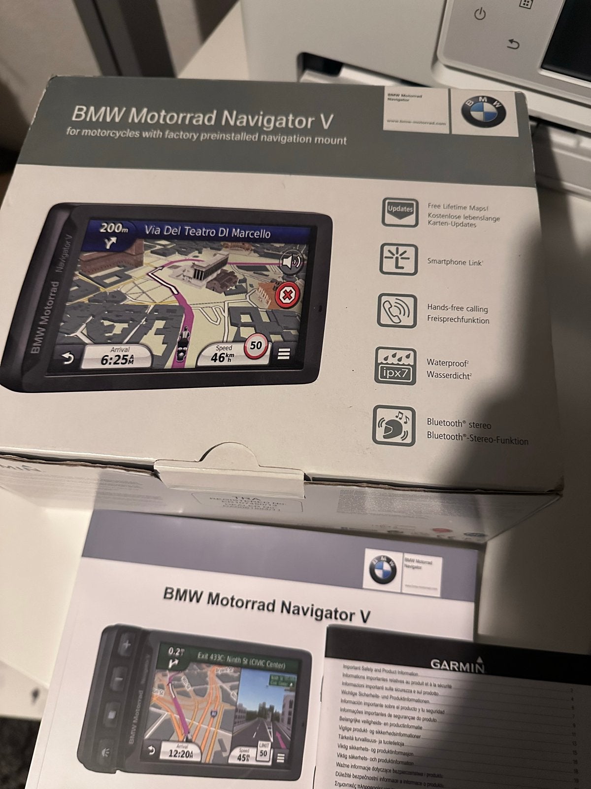 BMW Navigator 5 - Motorfiets Navigatiesysteem, Motoren, Ophalen, Zo goed als nieuw