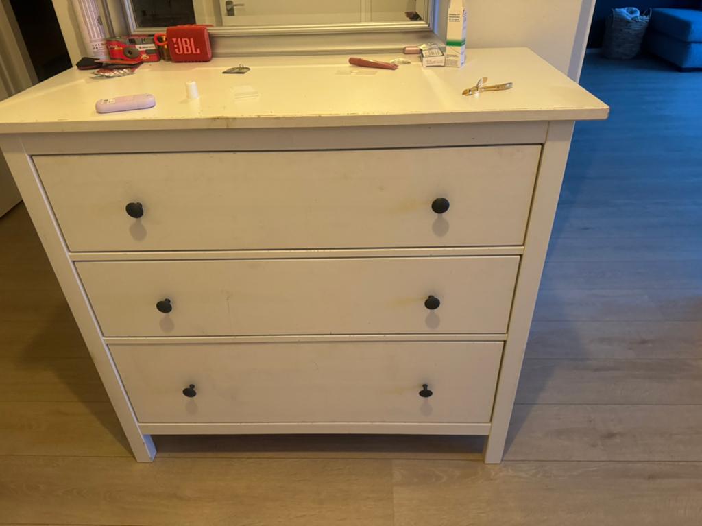 Ladekast, Huis en Inrichting, Kasten | Ladekasten, Ophalen, Gebruikt, 50 tot 100 cm, 3 of 4 laden