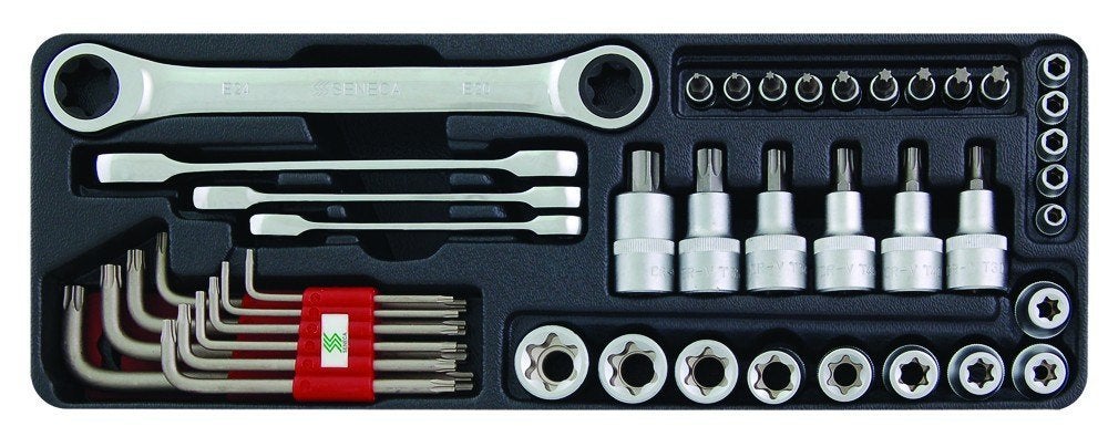 Torx assortimentset 43 dlg, Verzenden