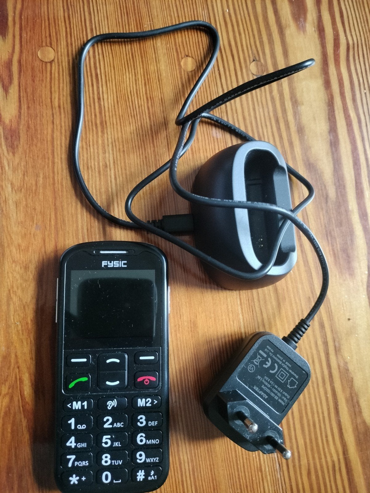 Te koop: Fysica seniorentelefoon + lader, Geen camera, Ophalen of Verzenden, Zo goed als nieuw, Klassiek of Candybar