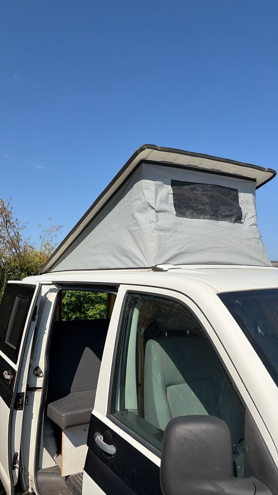 Volkswagen Buscamper met hefdak - De Strandloper, Caravans en Kamperen, Campers, Hefdak, Reservewiel, Volkswagen, Tot en met 2