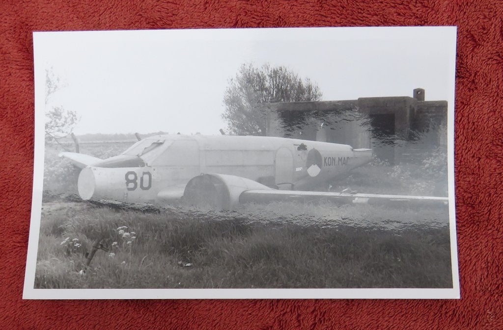 Foto Koninklijke Marine Beachcraft 080, Ophalen of Verzenden, Zo goed als nieuw, Kaart, Foto of Prent