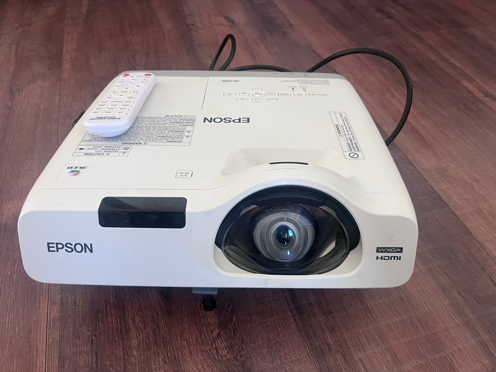 Epson EB-535W Beamer, Ophalen of Verzenden, Gebruikt