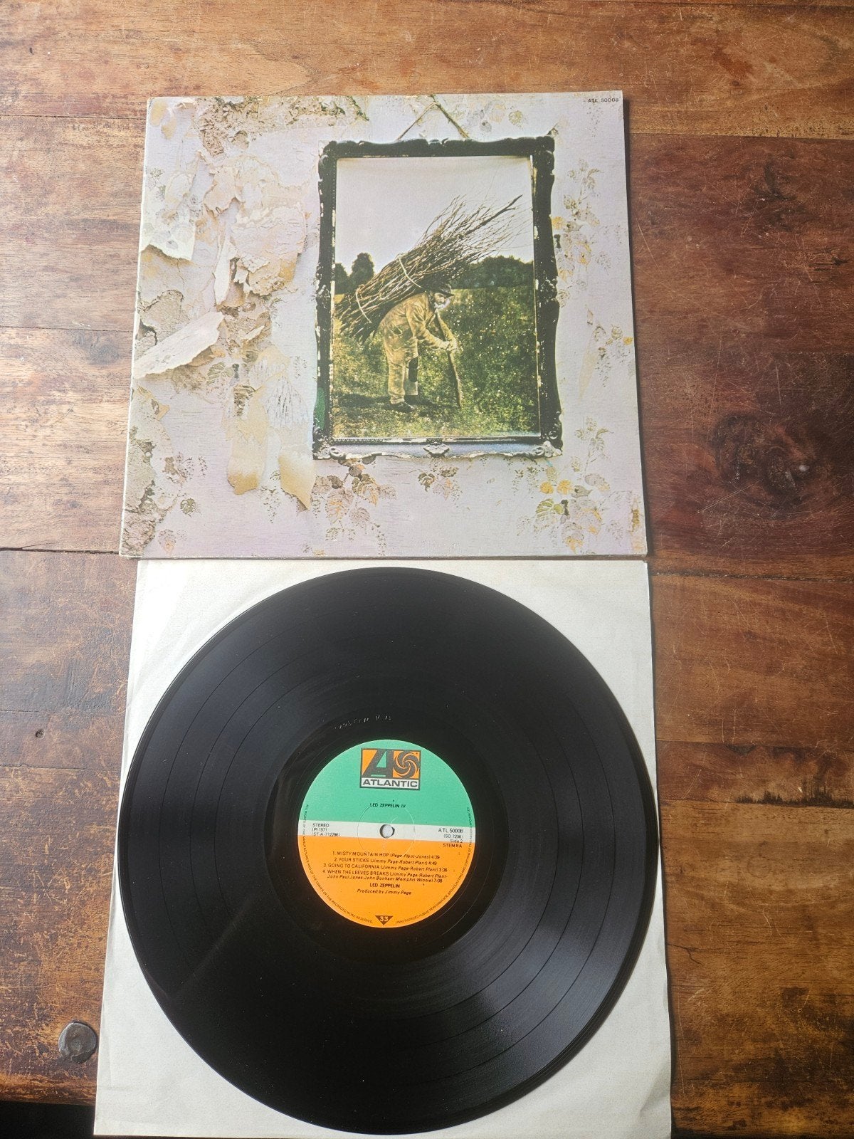 Led Zeppelin IV LP, LP, Gebruikt, Ophalen of Verzenden, Classic Rock