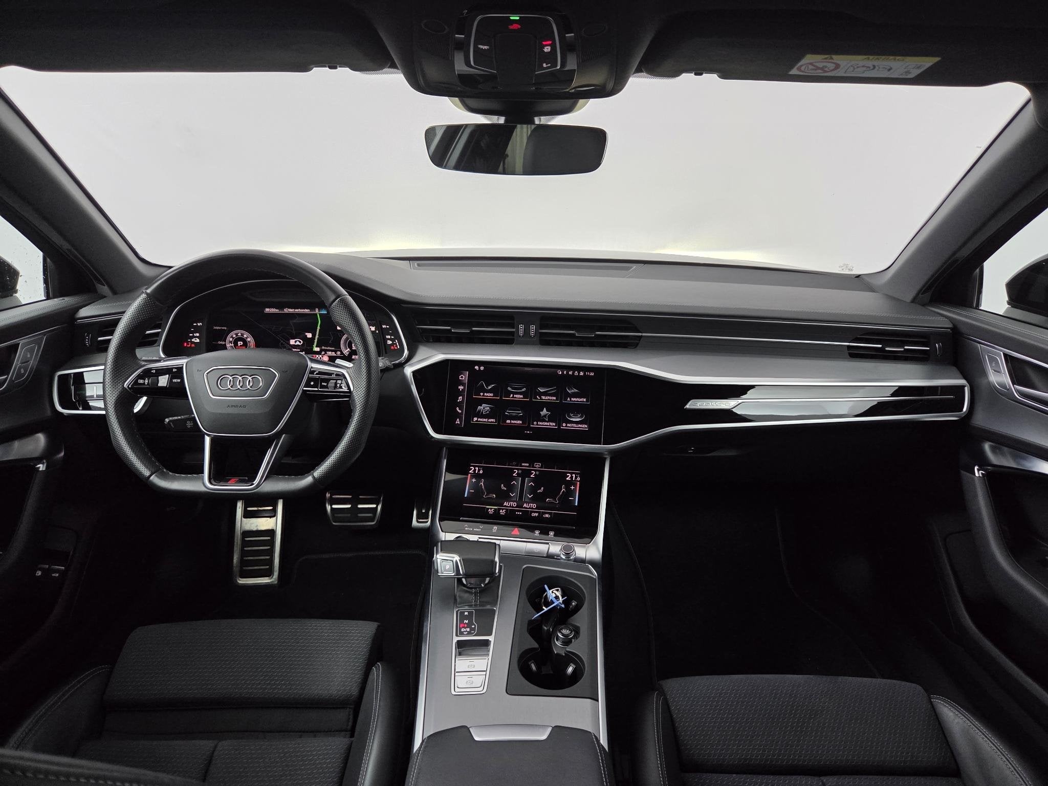 Audi A6 Avant 50 TFSI e quattro S edition | S-Line | Trekhaa, Auto's, Automaat, Gebruikt, 4 cilinders, Zwart